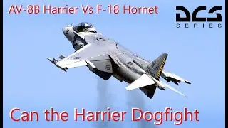 Can the Harrier dogfight the F-18 | DCS
