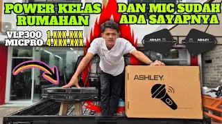 REVIEW KELAS POWER RUMAHAN VLP300 DAN MIC PRO YANG ADA SAYAPNYA🔥🧚- HARGANYA BISA DINEGO BOSKU