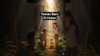 Teman Baru di Hutan 🐿️ #petualangananak #animasi  #kaysyairachannel