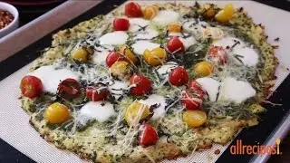 How to Make Cauliflower Pizza Crust | Cauliflower Recipes | Allrecipes.com
