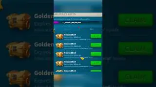 Gold Chest Opening #riseofkingdoms #packopening  #gaming #games