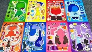 Disney Inside Out 2 Movie Activity Book with Stickers! Character Dolls