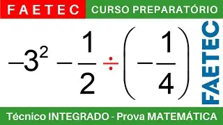 FAETEC 🔵 Curso Preparat&oacute;rio 2025/2026 Corre&ccedil;&atilde;o da Prova de MATEM&Aacute;TICA #FAETEC