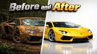 Rusty to Legendary: Yellow Lamborghini Aventador (2013) Full Cinematic Restoration |