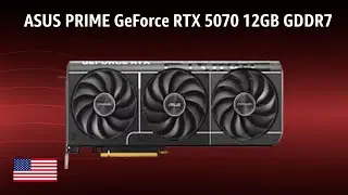 Graphics Card ASUS PRIME GeForce RTX 5070 12GB GDDR7 | TEST | English
