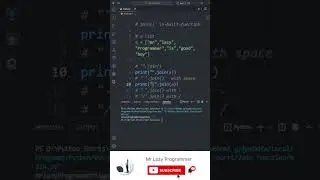 join() function in python | #mrlazyprogrammer #mr #python