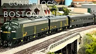 Conrail OCS Train Maiden Debut on the Boston Line