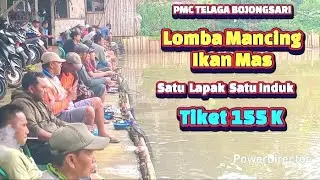 Liputan Lomba Mancing Ikan Mas Tiket 155 K