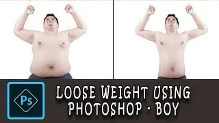 🆕🔥Photoshop Tutorial Video: How to make your body slimmer in photoshop video using liquify tool