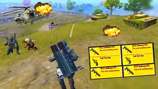 😱M202 vs JET Biggest War🔥Tank vs Chopper PAYLOAD 3.0 | PUBG MOBILE
