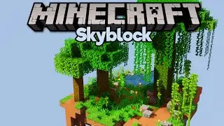 Строим парящий остров в джунглях! ▫ Minecraft 1.15 Skyblock (обучающий урок) [Часть 26]