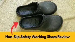 Non-Slip Safety Working Shoes For Men & Women Review | Oil & Water Resistant Nursing/Chef Shoes