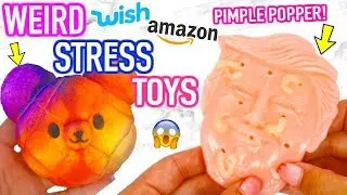 TESTING WEIRD STRESS RELIEVERS FROM WISH + AMAZON !