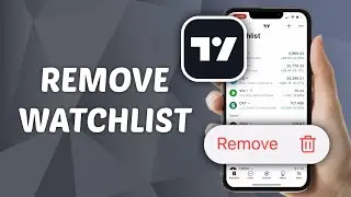 How to Remove Watchlist on TradingView