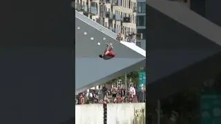 Cliff Diving Backflop #shorts