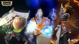 AOV NEW SKIN CODEX XENIEL D'ARCY, HAYATE, FENNIK | VALOR PASS 2023 - Arena of Valor
