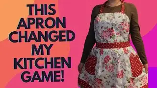 NEOVIVA Floral Cotton Kitchen Apron for Women with Pockets &ndash; Cute Cooking Apron for Baking & Hosting