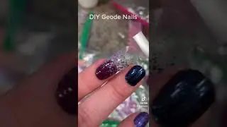 Color Street DIY Geode nails!