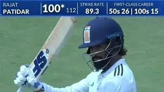 Rajat Patidar Century 101(115)🏏🔥 in Duleep trophy Final 2025