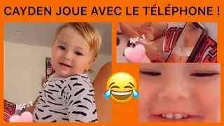 CAYDEN 🥰 JLC FAMILY JOUE AVEC LE PORTABLE DE JAZZ !