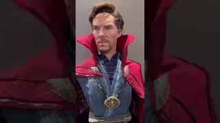 Hyper realistic life size/scale Doctor Strange bust statue SDCC 2022 San Diego Comic-con display dr.