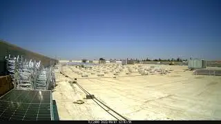 Sustineo Solar: 9-7-22, Timelapse, Commercial Rooftop PV Installation, Panels (10 min Intervals)