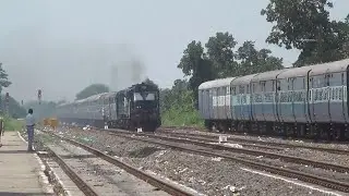 Brutal Overtake : Twin Alco with 13202 LTT-RJPB Express Overtaking Itarsi - Allahabad Passenger !!