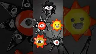 Guess the color of the Mr. Sun in 1,2,3,4,5 Phases Sprunki character in 5 seconds #sprunki #colormix