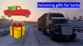 Delivering gifts for Santa 🎁🎅 World of Trucks Christmas Event | ATS