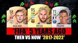 THIS IS HOW *FIFA* LOOKED 5 YEARS AGO VS NOW! 😱🔥 ft. Messi, Haaland, Mbappe&hellip; etc