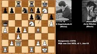 Nona Gaprindashvili vs Juraj Nikolac - Hoogovens (1979)