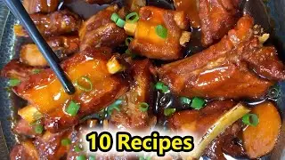 10 Easy Recipes | Delicious with English Subtitles