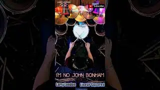 I'm No John Bonham - Mirrored Kit Minute: Linear Squared - LARRY LONDON #shorts #drumlessons #drums