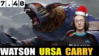 🤯 WATSON [URSA] HC 7.40 - DOTA 2 HIGHEST MMR MATCH#dota2   #dota2gameplay