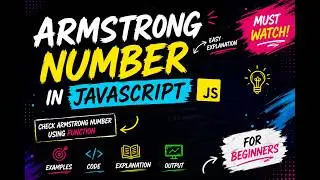 Armstrong Number in JavaScript | Check Armstrong Number | JavaScript coding interview questions