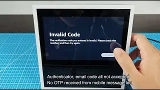 Echo Show Invalid Code: Sign In Failed (Solved)