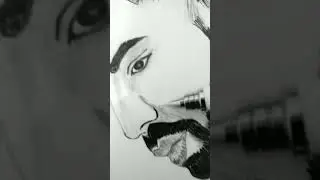Portrait Sketch of Drake