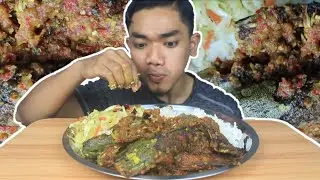 IKAN KELI BERLADA PADU auto jilat talam (mukbang malaysia)