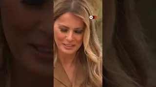 Melania Trump and Princess Kate meet Scouts