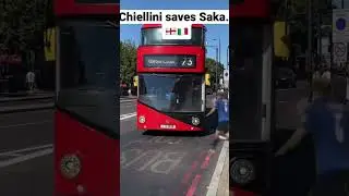 #chiellini #saka #football chiellini saves saka