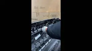 Asign front grill installation guide #asigncar #audi #audi front grill #audiupgrade