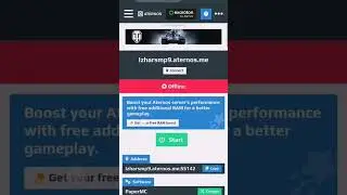 how to add 24/7 bot your online Aternos server link 500 likes #virtualserver #raidserver