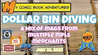 FIFTY CENT & DOLLAR BIN DIVING - A BACK ISSUE COMIC HAUL | MY COMIC BOOK ADVENTURES 2022 EPISODE 14