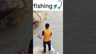 catch a big fish🐠🐋🐟 in Indus River  #fishing #youtubeshorts #netfishing