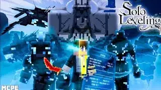 MOST EPIC SOLO LEVELING Mod/Map for Minecraft PE 1.20 - 1.21 🔥 | Solo Leveling addon MCPE