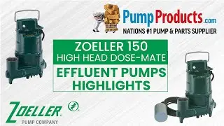 Zoeller 150 High Head Dose-Mate Effluent Pump Product Highlight