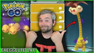 We got INSANE Shiny Shadow Luck!✨Shiny Exeggcute Research Day✨ (Pok&eacute;mon GO)