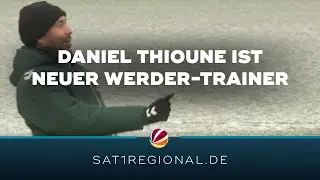 Neuer Werder-Trainer Daniel Thioune leitet erstes Training