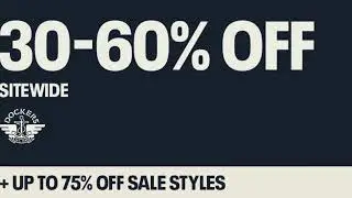 Dockers&reg; 30-60% Off Sitewide Sale