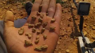 MUITO OURO encontrado com um DETECTOR de METAIS PRECIOSOS